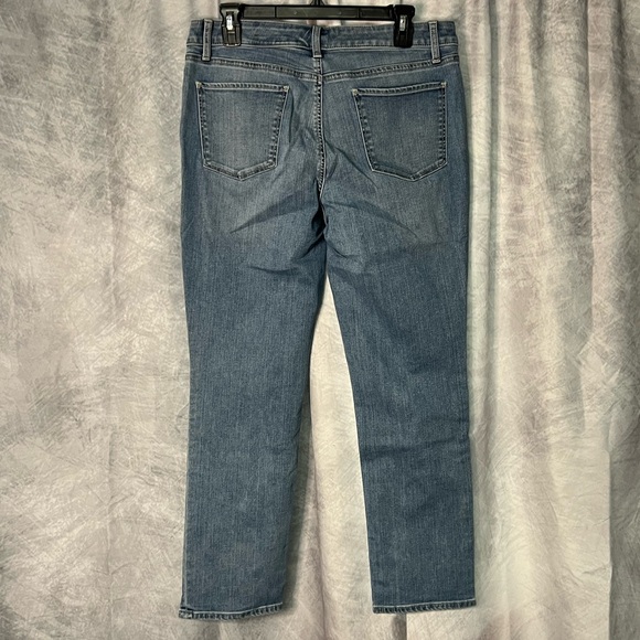 Talbots Petites Flawless Five Pocket Straight Leg Jeans - 12P - Picture 3 of 8